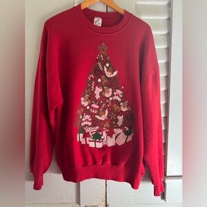 Vintage jerzees 80’s Christmas sweatshirt